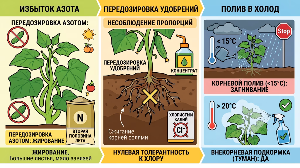 подкормка огурцов во время плодоношения