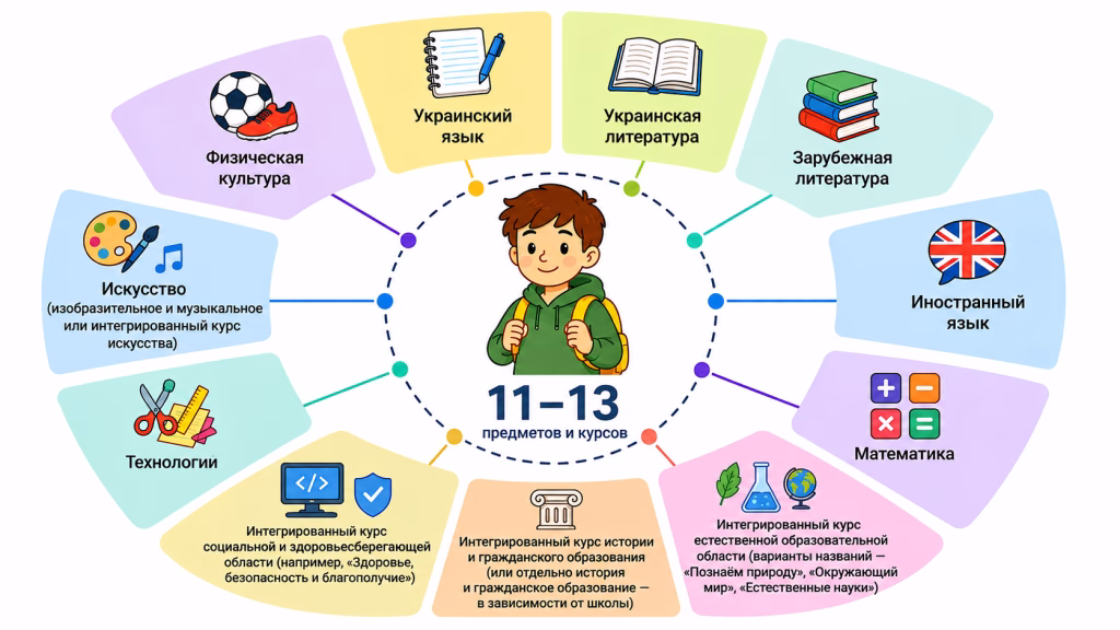 какие предметы в 5 классе нуш